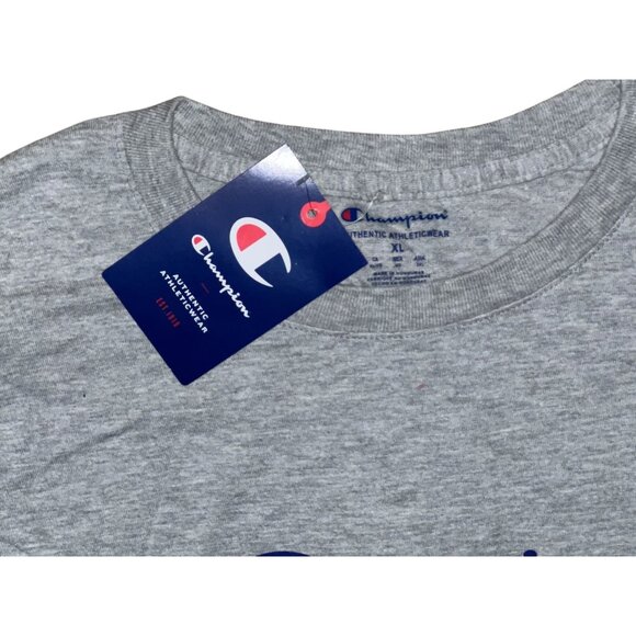 Champion California Crewneck Short Sleeve Casual T Shirt Sz XL Mens Gray - Picture 8 of 11
